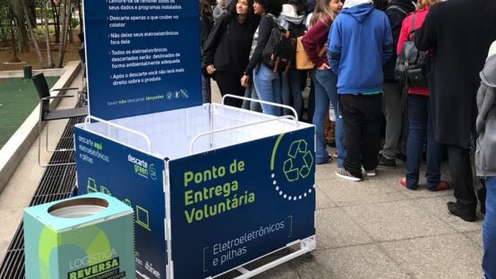 Green Eletron arrecada 101 kg de lixo eletrônico em evento sobre mudanças climáticas em São Paulo