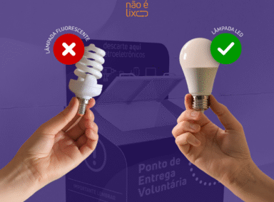 Lâmpadas LED: onde descartar?