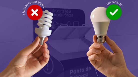 Lâmpadas LED: onde descartar?